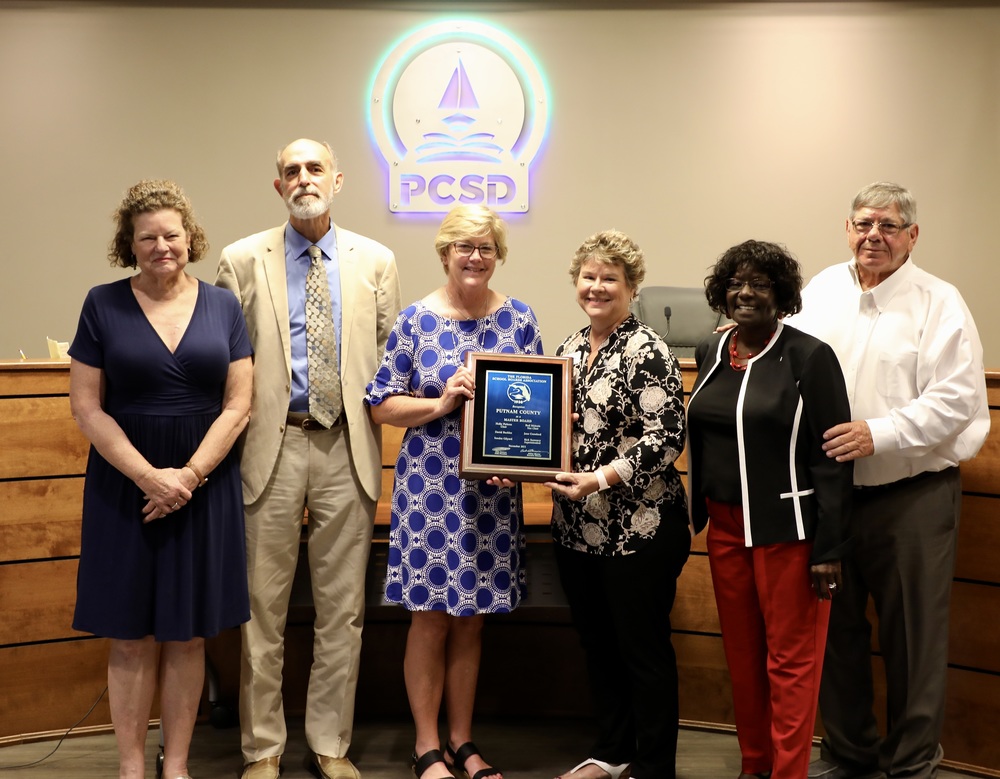 Putnam County School Board and Superintendent recognized as Master Board