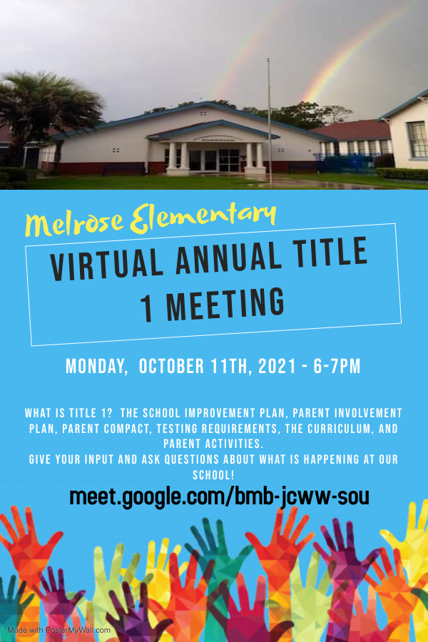 Title 1 Meeting