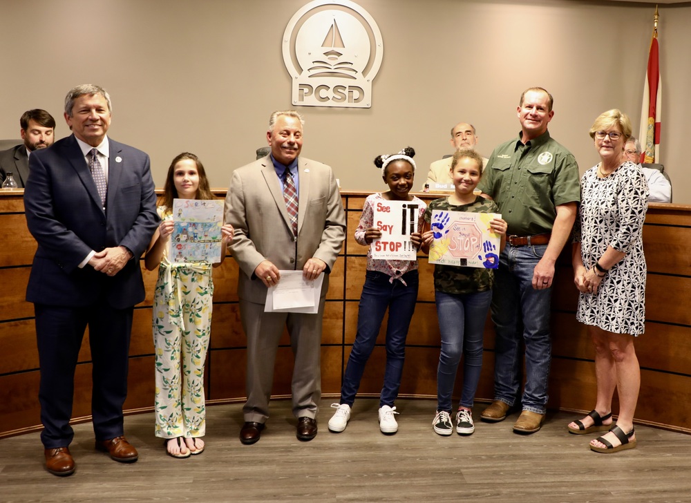 Winners of Crime Stoppers Poster Contest