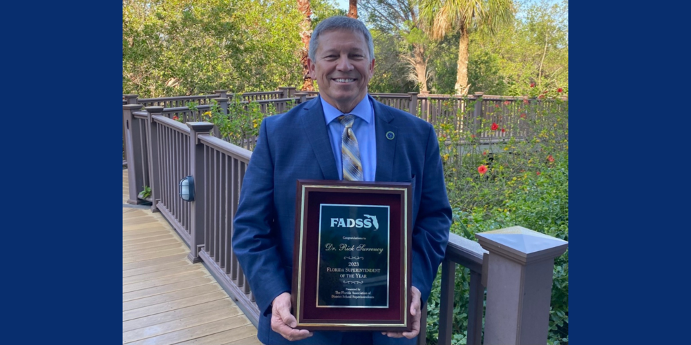 Dr. Rick Surrency, Florida's 2023 Superintendent of the Yea