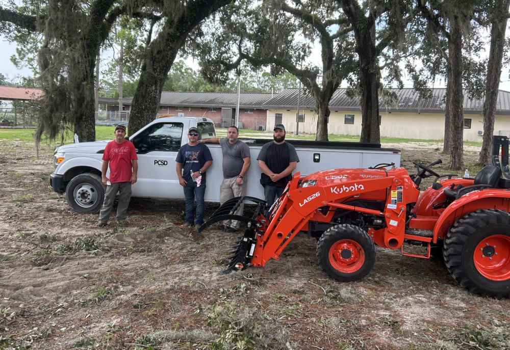 Putnam County's Maintenance Team: Extending a Helping Hand to Dixie County in Hurricane Cleanup Efforts