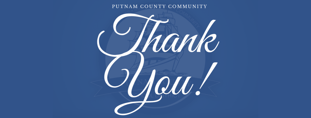 Thank you PUTNAM COUNTY!
