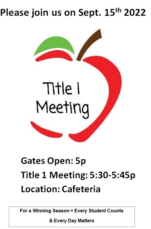 Title 1 Annual Meeting