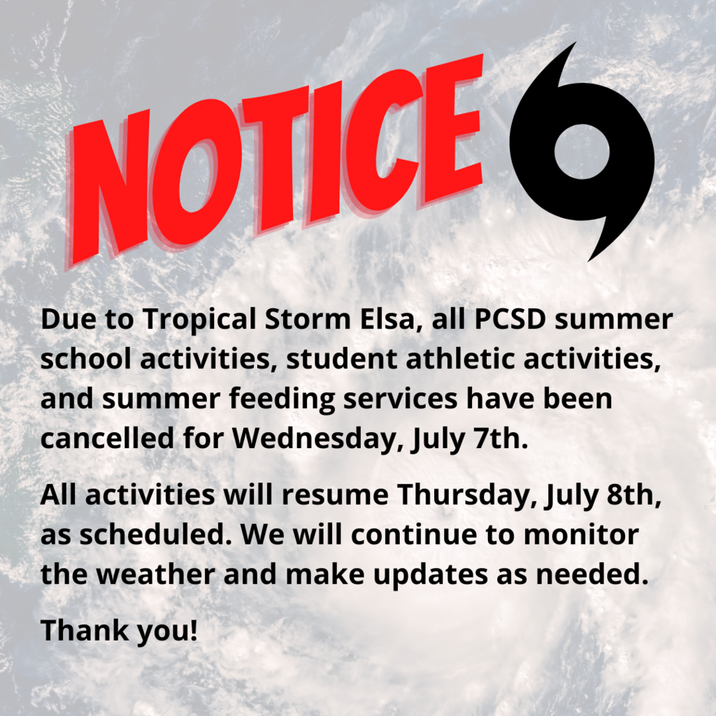 Summer Activities Cancelled!