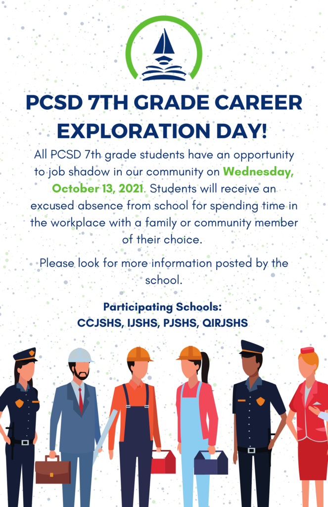 PCSD 7TH GRADE CAREER EXPLORATION DAY