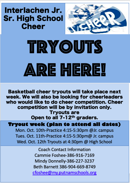 tryout poster