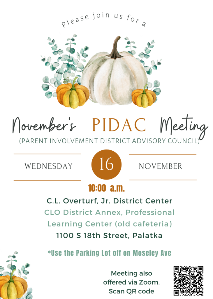 November PIDAC Meeting