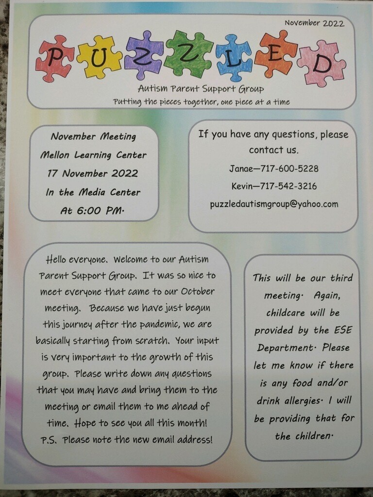 Autism Parent Support Group