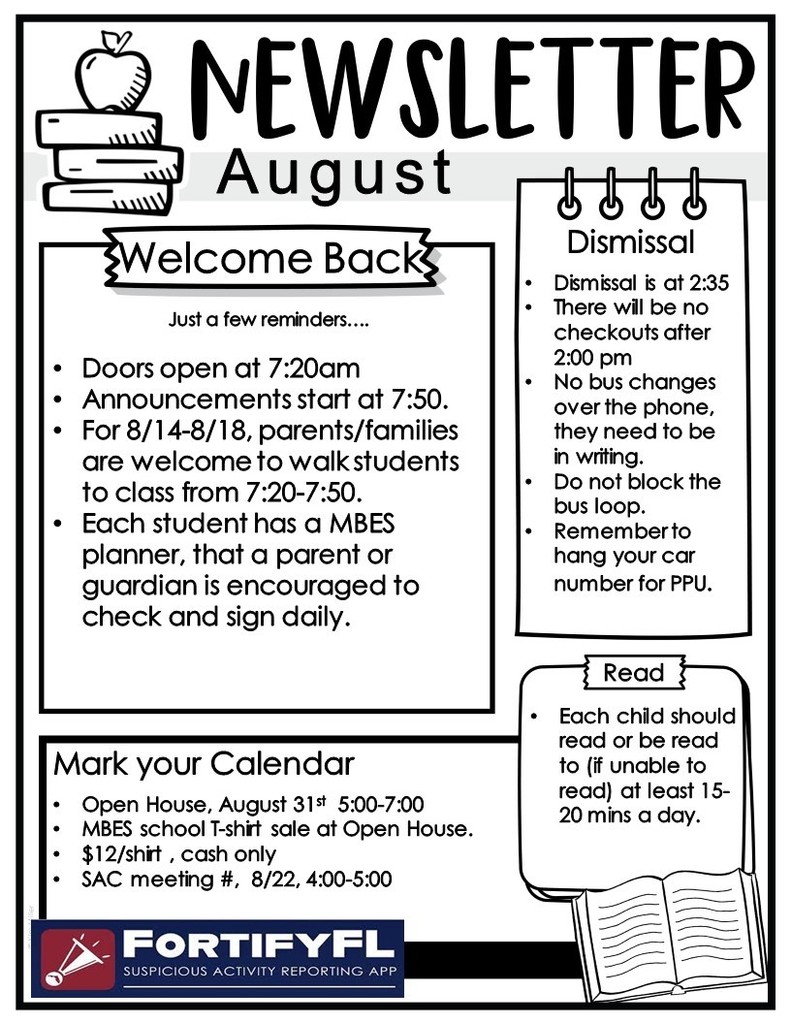 August News Letter