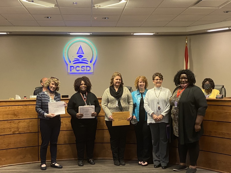 Graduation Rate and DKG Awards Highlight Board Meeting Palatka Jr.Sr